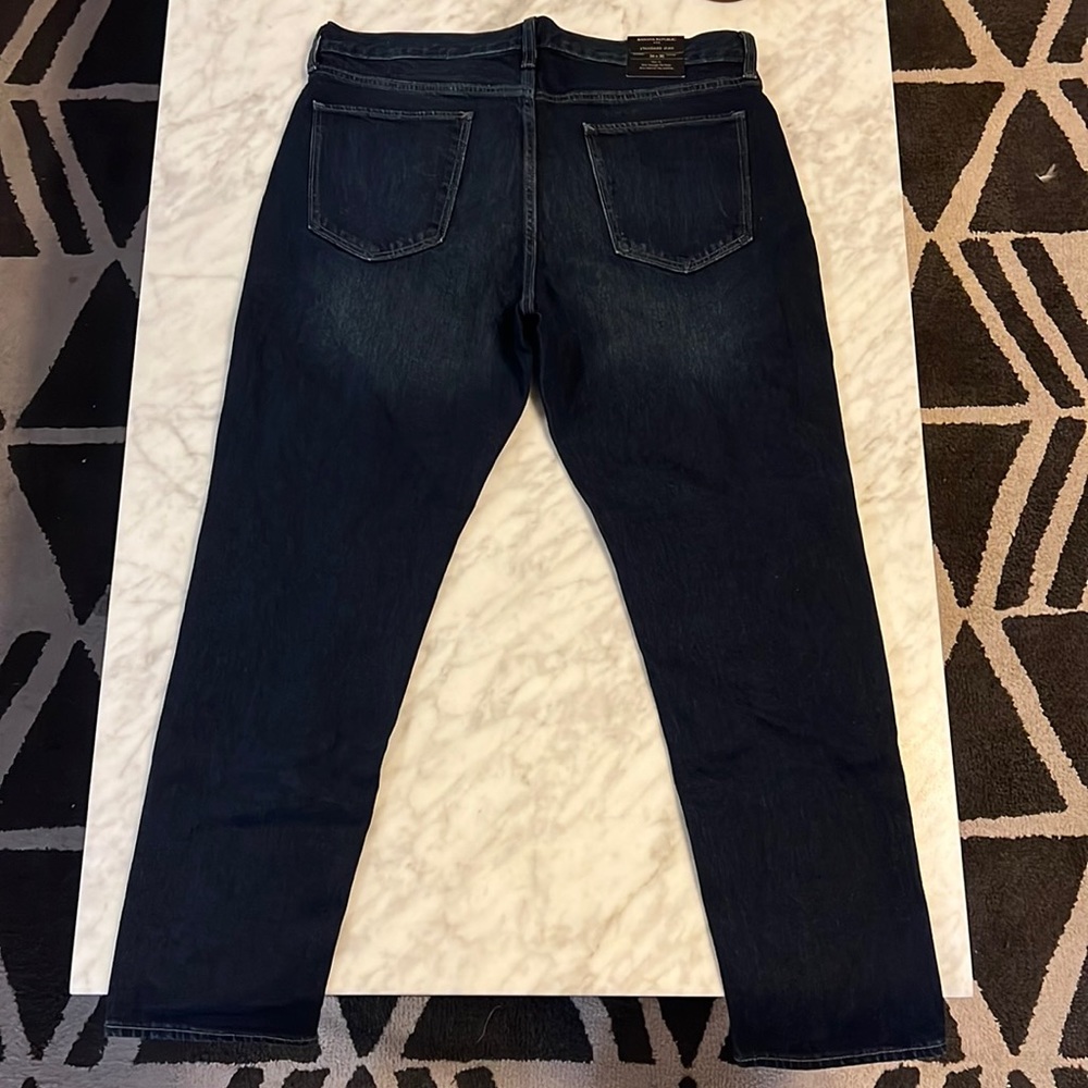 Banana Republic Slim Fit Denim Jeans 36 x 30 dark blue NEW W/ Tags